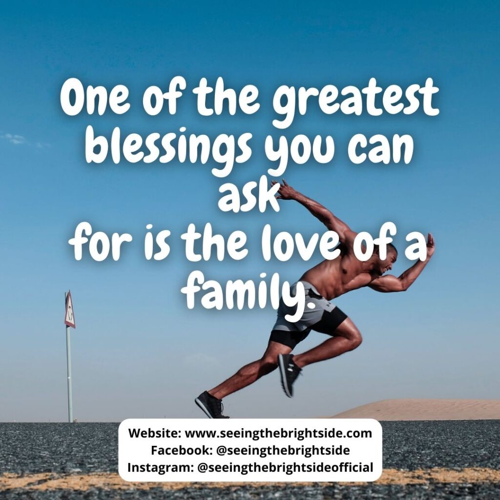 Family is love quote