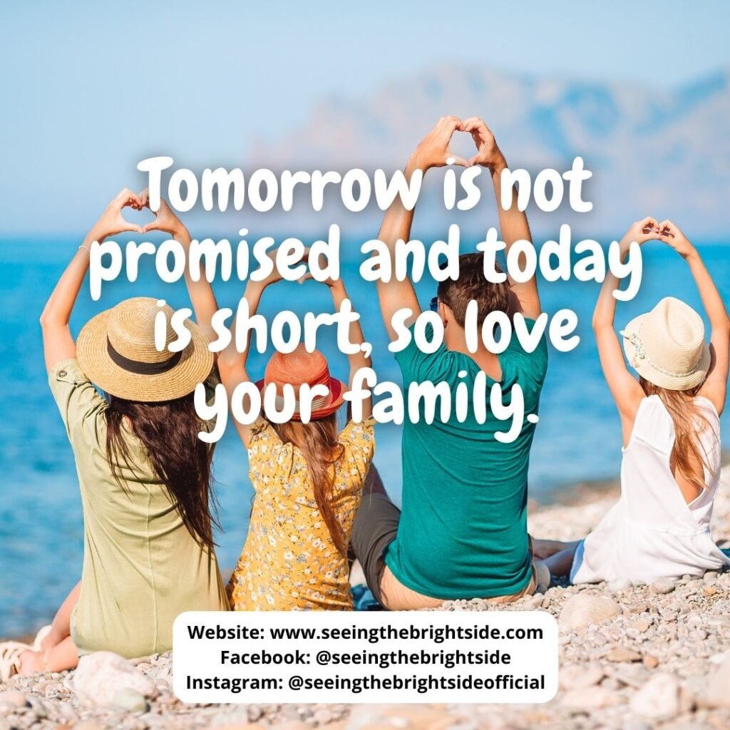 Family is love quote