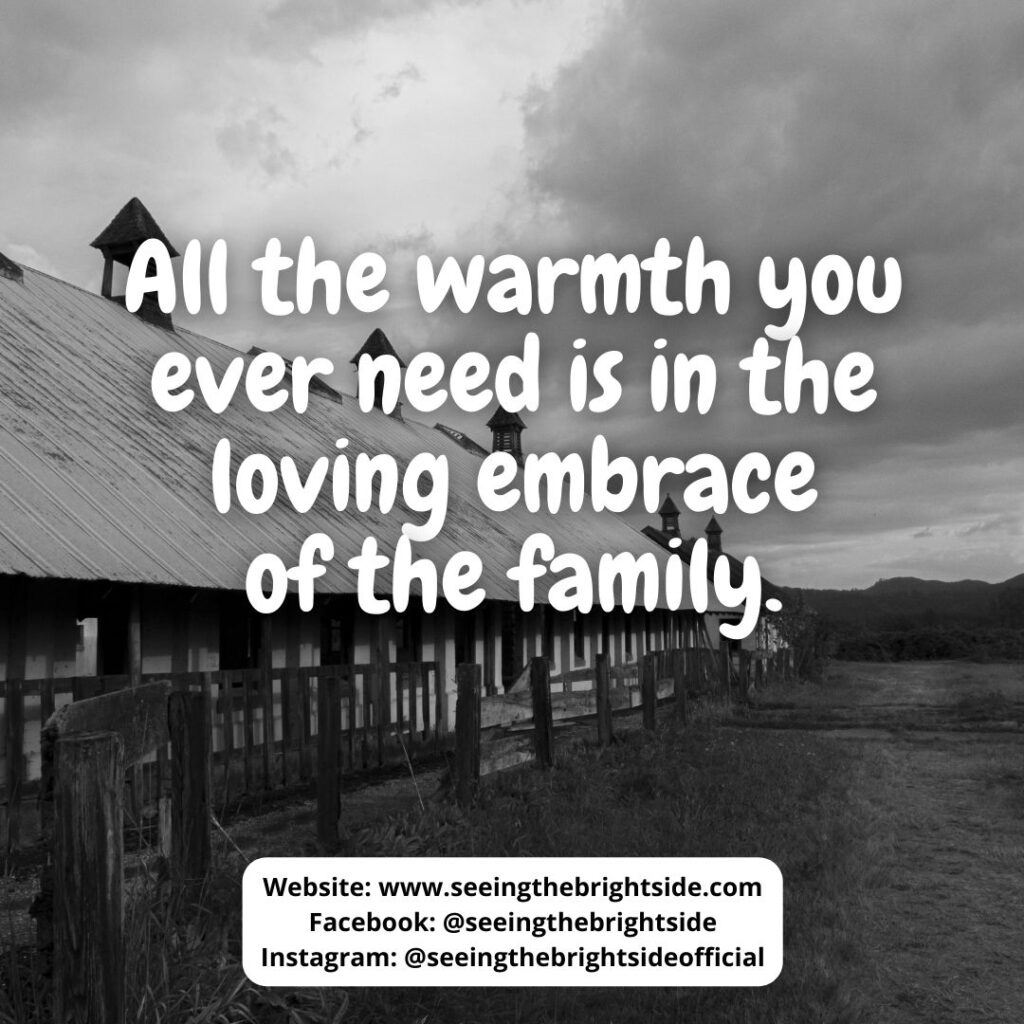 Quote Love your family