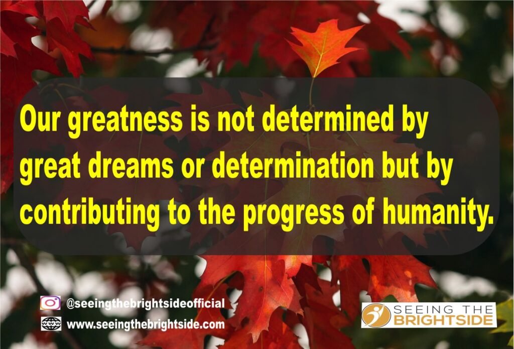 Greatness within quotes