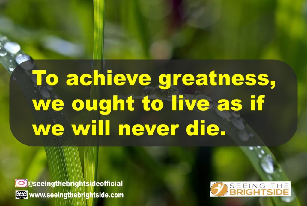Greatness within quotes