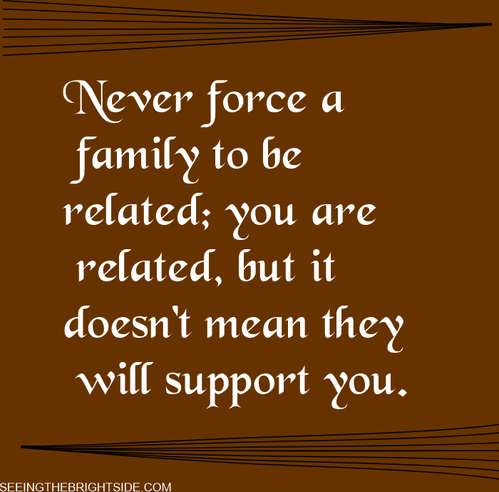 FAKE FAMILY QUOTE