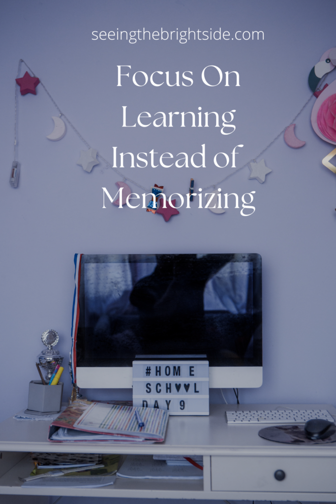 Focus On Learning Instead of Memorizing