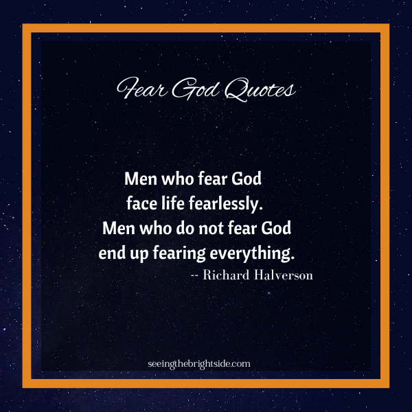 Fear God Quotes 
