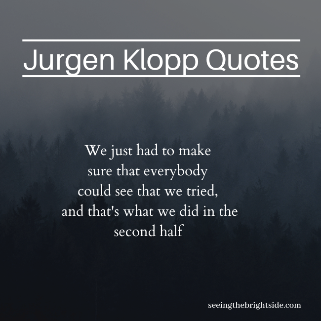 Jurgen Klopp Quotes