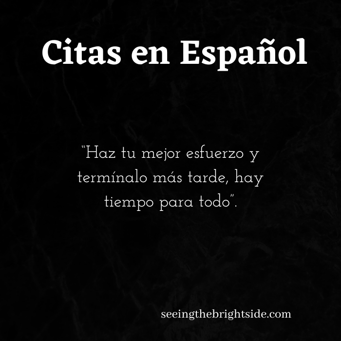 Citas en Español